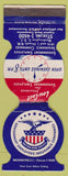 Matchbook Cover - Government Employees Insurance Washington DC POOR Jewelite