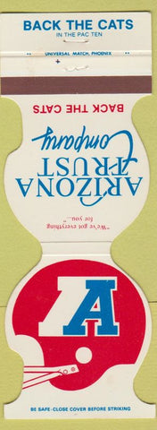 Matchbook Cover - Arizona Wildcats 1981 schedule AZ Trust