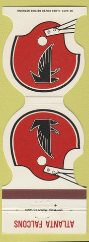 Matchbook Cover - Atlanta Falcons 1980 schedule Rusty's Marietta GA
