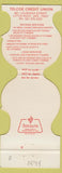 Matchbook Cover - Arkansas Razorbacks Telcoe Credit Union Little Rock AR