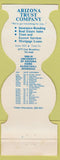 Matchbook Cover - Arizona Wildcats 1980 schedule AZ Trust