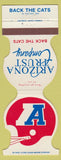 Matchbook Cover - Arizona Wildcats 1979 schedule AZ Trust