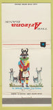 Matchbook Cover - Arizona Bank Kachina Antelope 30 Strike