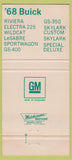 Matchbook Cover - 1968 Buick Boulevard Opel Long Beach CA Sportwagon 30 Strike