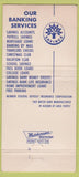 Matchbook Cover - Hudson City Savings Hudson NY 30 Strike