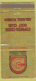 Matchbook Cover - Cypress Creek Golf Club Orlando FL 30 Strike