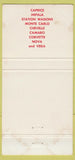 Matchbook Cover - 1971 Chevrolet McConnellsburg PA 30 Strike