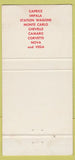 Matchbook Cover - 1971 Chevrolet Shults Gage Jamestown NY 30 Strike