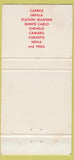 Matchbook Cover - 1971 Chevrolet Sandpoint Motors ID WEAR 30 Strike