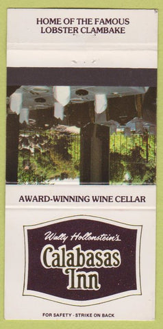 Matchbook Cover - Calabasas Inn CA 30 Strike