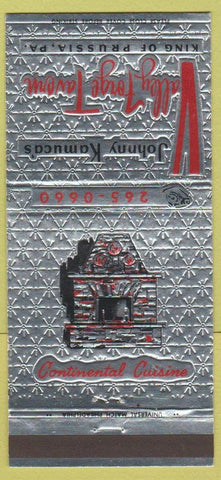 Matchbook Cover Johnny Kamuca's Valley Forge Tavern King of Prussia PA 30 Strike
