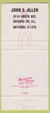 Matchbook Cover - Western Brass Copper New Haven CT Alton IL 30 Strike