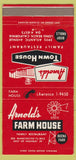 Matchbook Cover - Arnold's Farm House Buena Park CA 30 Strike