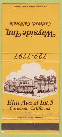 Matchbook Cover - Wayside Inn Carlsbad CA 30 Strike