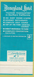Matchbook Cover - Disneyland Hotel Anaheim CA monorail 30 Strike