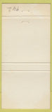 Matchbook Cover - Tiro A Segno New York Rifle Club 30 Strike