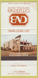 Matchbook Cover - Citizens National Bank Henderson TX STAIN 30 Strike