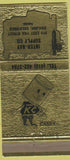 Matchbook Cover - Inter Bay Supply Oakland CA GM Parts 30 Strike