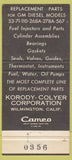 Matchbook Cover - Inter Bay Supply Oakland CA GM Parts 30 Strike