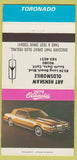 Matchbook Cover - 1979 Oldsmobile Art Henshaw South Gate CA Toronado 30 Strike