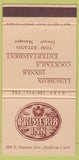 Matchbook Cover - Prime Rib Inn Anaheim CA 30 Strike
