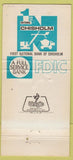 Matchbook Cover - 1st National Bank Chisholm MN 30 Strike
