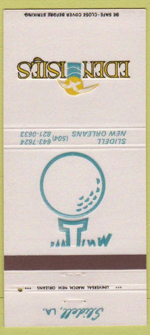Matchbook Cover - Eden Isles Slidell LA New Orleans 30 Strike