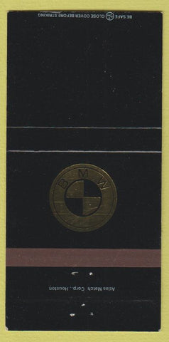 Matchbook Cover - BMW Houston TX 30 Strike
