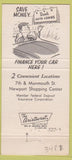 Matchbook Cover - First American National Bank Newport KY 30 Strike