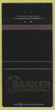 Matchbook Cover - Barker International  30 Strike