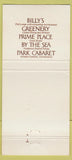Matchbook Cover - Ballys Park Place Casino Atlantic City NJ 30 Strike