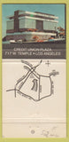 Matchbook Cover - Public Services Credit Union Los Angeles CA 30 Strike
