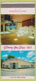 Matchbook Cover Harris Federal Savings Baytown TX 1957 Gander schedule 30 Strike