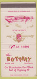 Matchbook Cover - The Buttery Buena Park CA 30 Strike