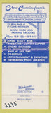 Matchbook Cover - Stew Cunningham's Fisherman's Wharf ST Clair MI WORN 30 Strike