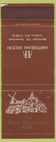 Matchbook Cover - Amsterdam Hilton WEAR 30 Strike