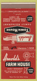 Matchbook Cover - Arnold's Farm House Long Beach CA Buena Park 30 Strike
