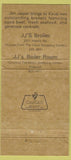 Matchbook Cover - JJ's Broiler Kauai Hawaii 30 Strike