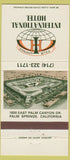 Matchbook Cover - Palm Springs International Hotel CA 30 Strike