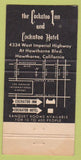 Matchbook Cover - Cockatoo Inn Hawthorne CA #2 30 Strike