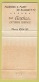 Matchbook Cover - The Anchor Hemet CA 30 Strike