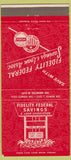 Matchbook Cover - Fidelity Federal Savings Loan Tampa FL 30 Strike