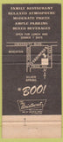 Matchbook Cover - Ferdinand's Restaurant Wheaton MD 30 Strike