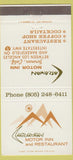 Matchbook Cover - Caravan Motor Inn Gorman CA 30 Strike