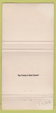 Matchbook Cover - The State of Texas TX 30 Strike