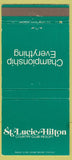 Matchbook Cover - St Lucie Hilton Country Club Port St Lucie FL 30 Strike