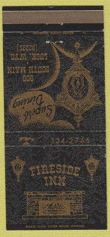 Matchbook Cover - Fireside Inn Lusk WY 30 Strike