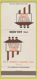 Matchbook Cover - Western Village Motel Anaheim CA 30 Strike