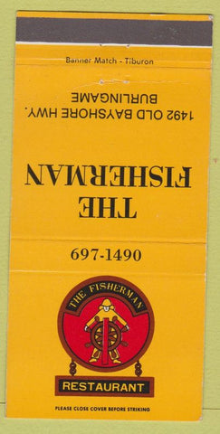 Matchbook Cover - The Fisherman Burlingame CA 30 Strike