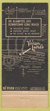 Matchbook Cover - Vivian Laird's Long Beach CA 30 Stick